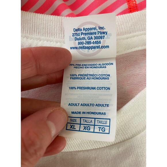 Delta Pro Weight XL White Short Sleeve "BINGO Yeah!" Cruise Line T-Shirt - Picture 5 of 6